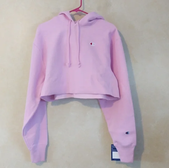 Champion Reverse Weave Cropped Cropped Hoodie Sweatshirt - Picture 7 of 10